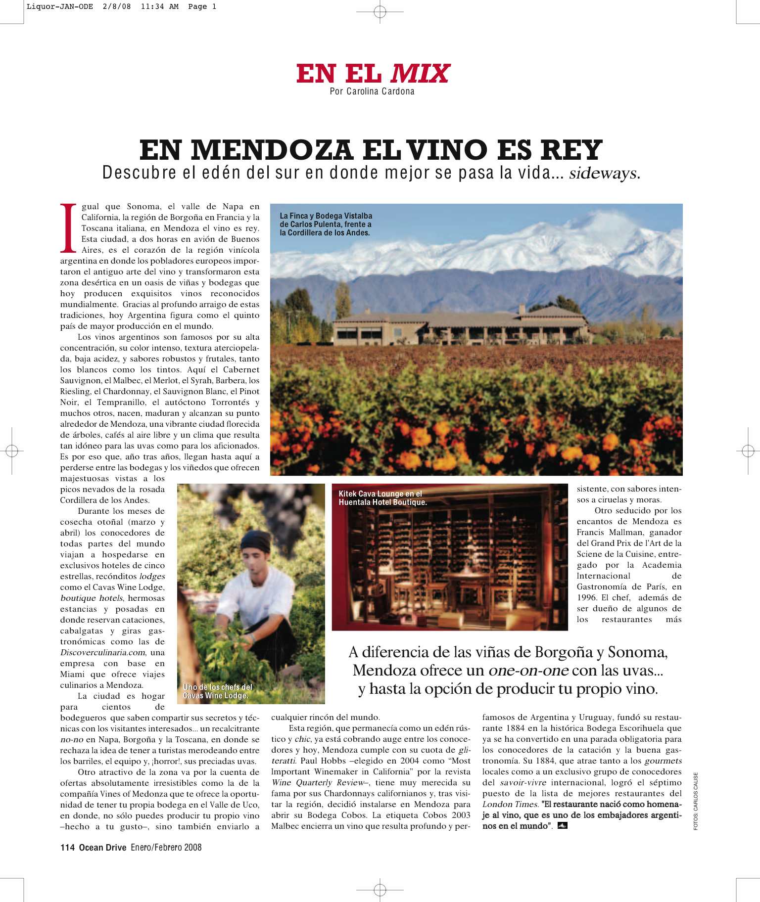 En Mendoza el vino es Rey