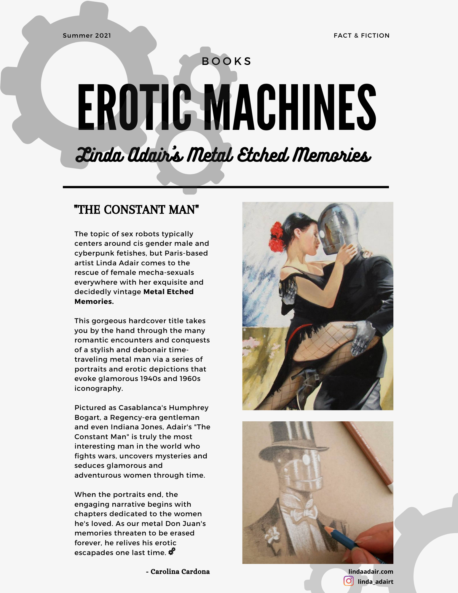 Erotic Machines: A review off Linda Adair’s Metal Etched Memories